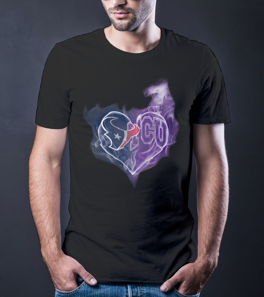 Houston Texans Tcu Heart T-Shirt