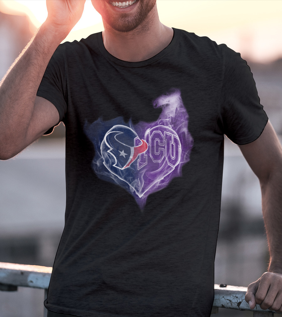 Houston Texans Tcu Heart T-Shirt