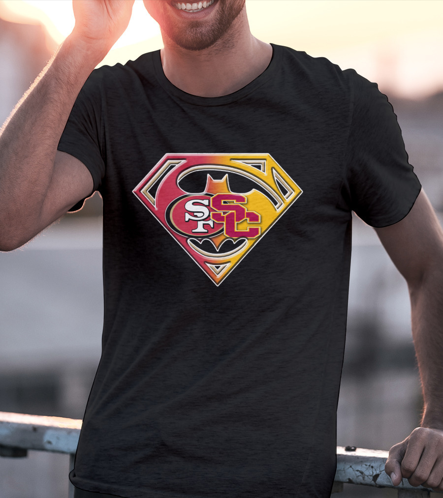 Sf Sc Superman Batman T-Shirt