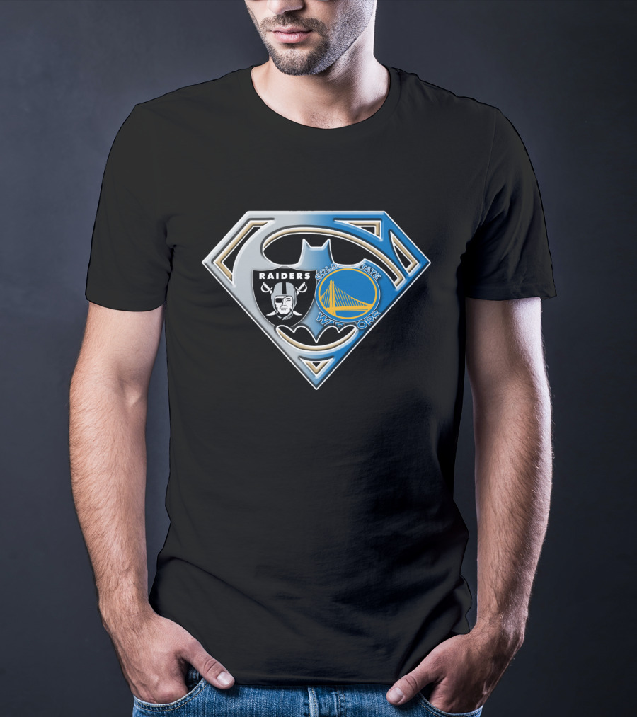 Superman Batman Raiders Warriors T-Shirt