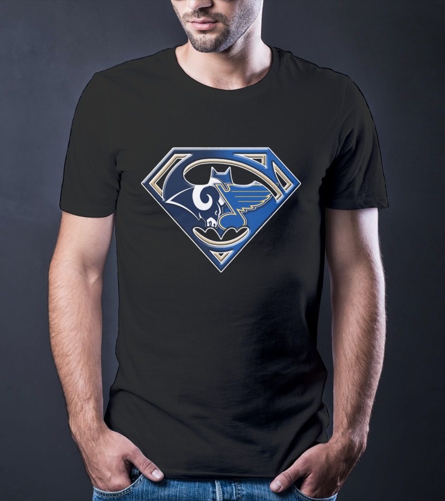 Superman Rams Blues Fusion T-Shirt
