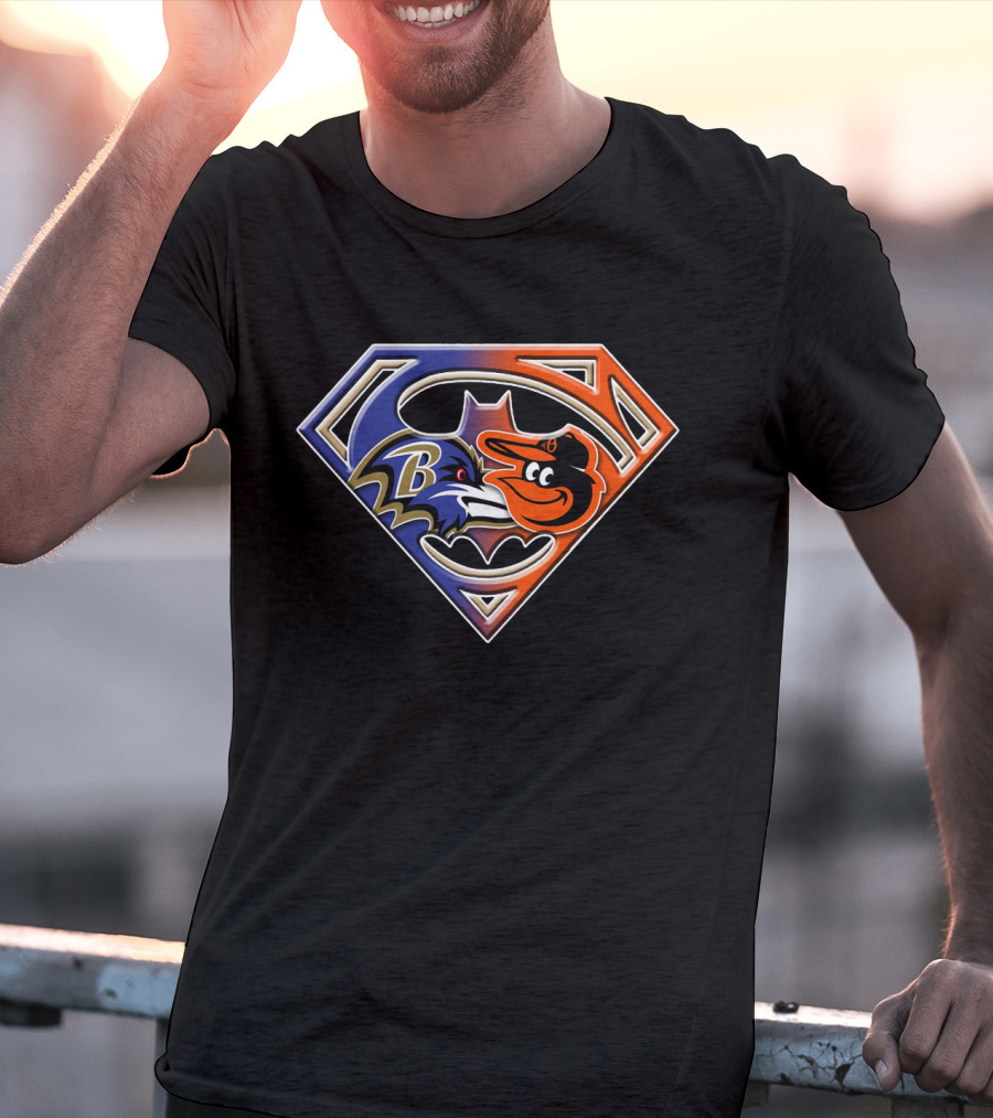 Ravens Orioles Superhero T-Shirt
