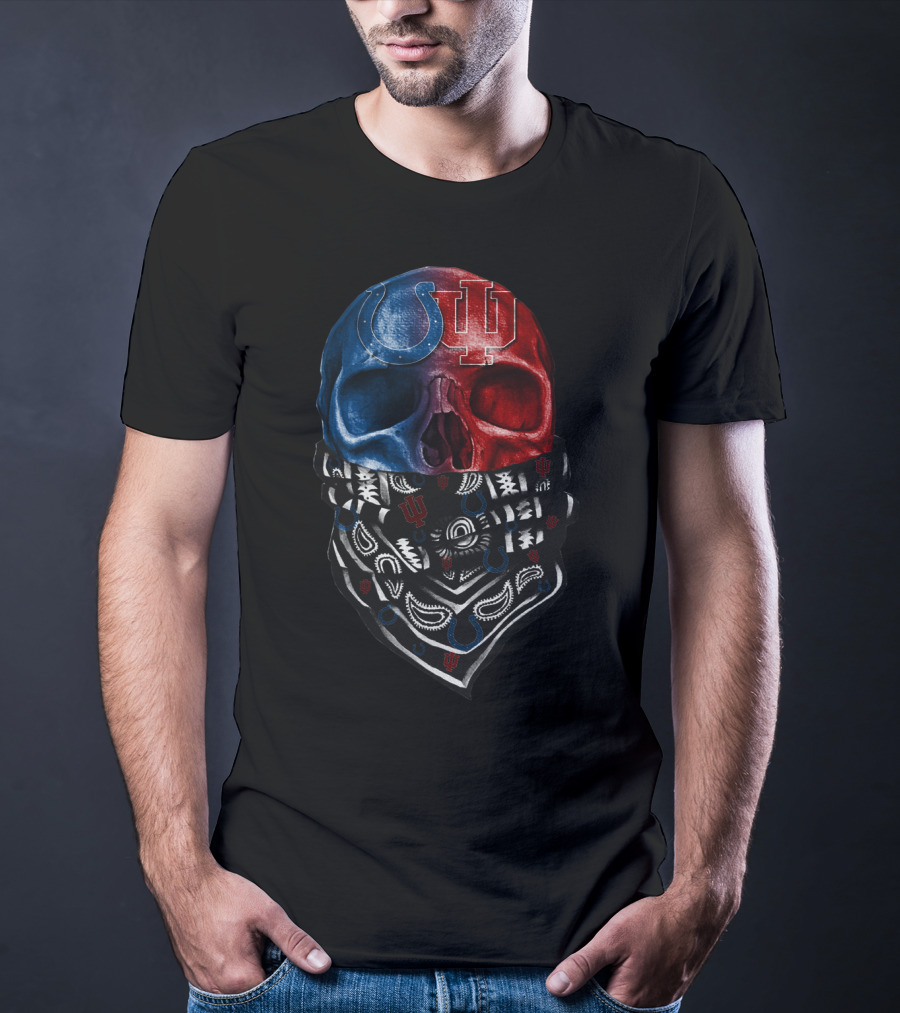 Colts Iu Skull Bandana T-Shirt