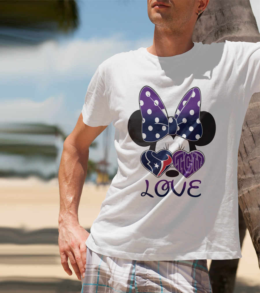 Minnie Love Texans Tcu T-Shirt