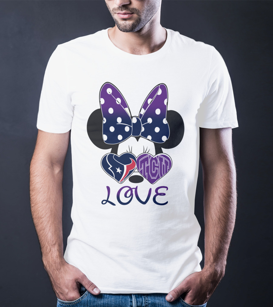 Minnie Love Texans Tcu T-Shirt