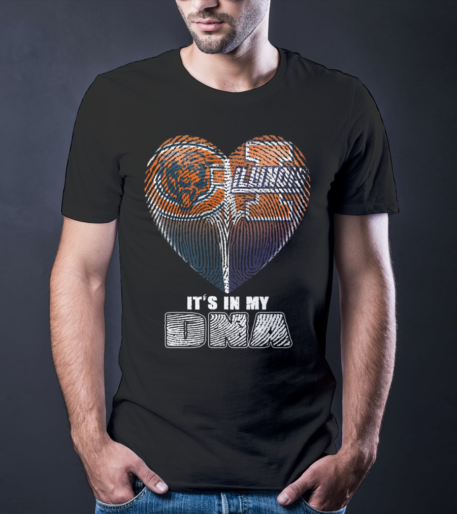 Chicago Bears Illinois It's In My Dna T-Shirt