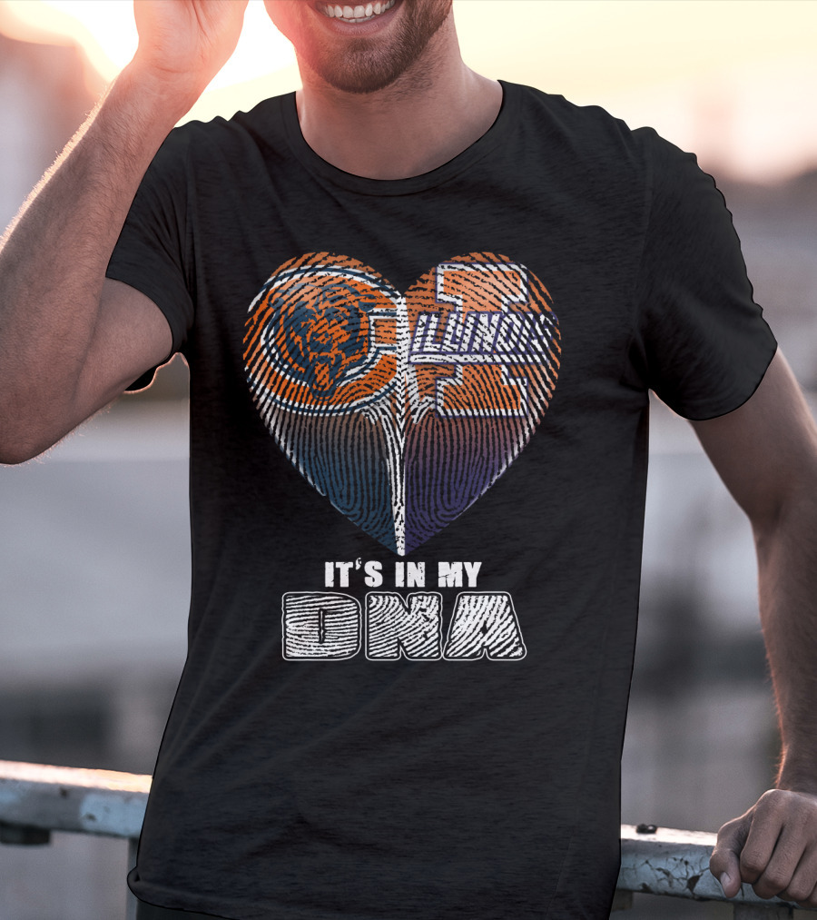 Chicago Bears Illinois It's In My Dna T-Shirt