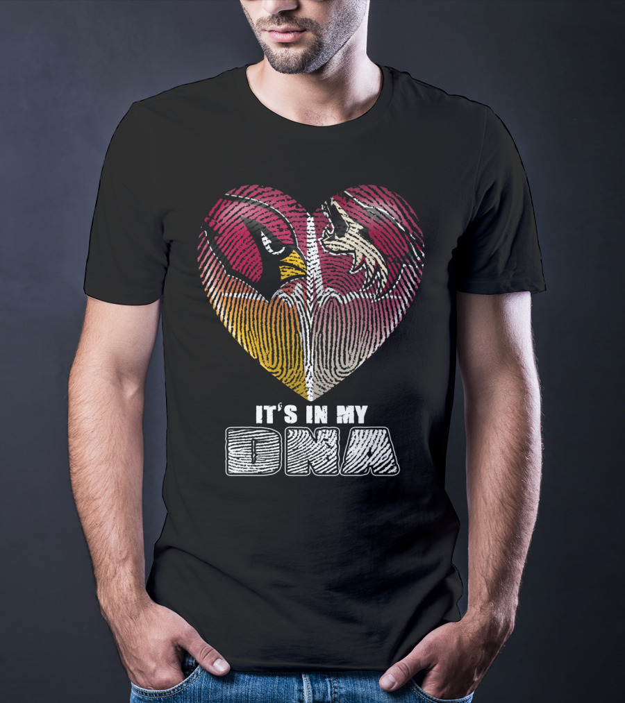 Arizona Cardinals Heart It's In My Dna T-Shirt