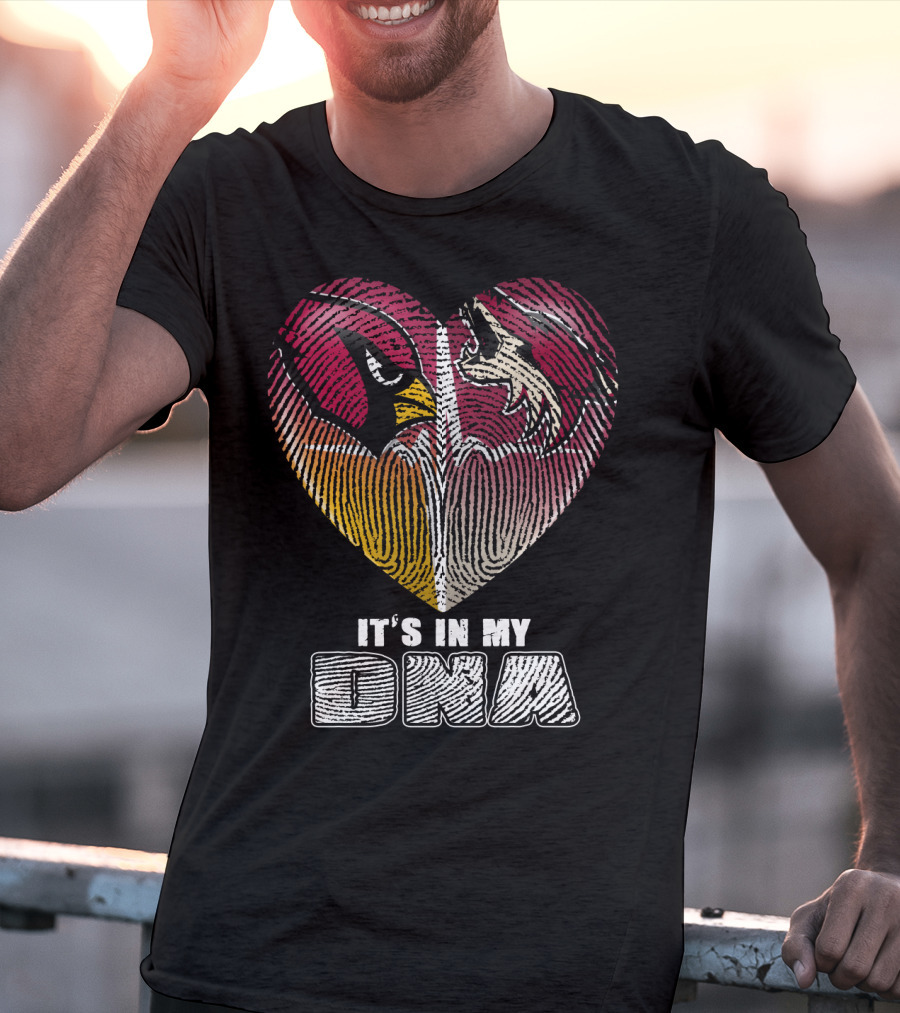 Arizona Cardinals Heart It's In My Dna T-Shirt