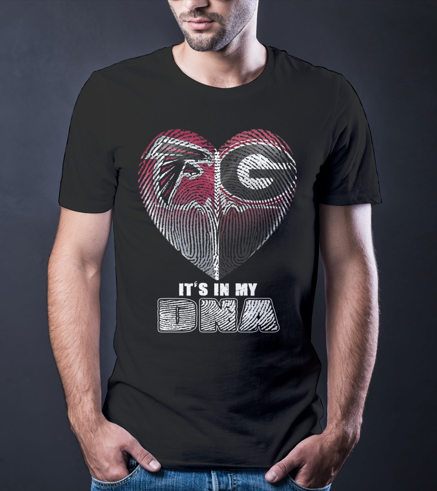 Atlanta Falcons Georgia Bulldogs It's In My Dna T-Shirt