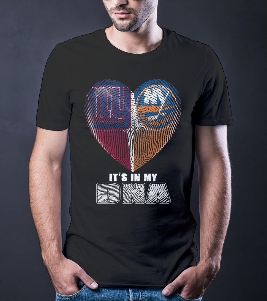 New York Giants And Islanders It's In My Dna T-Shirt