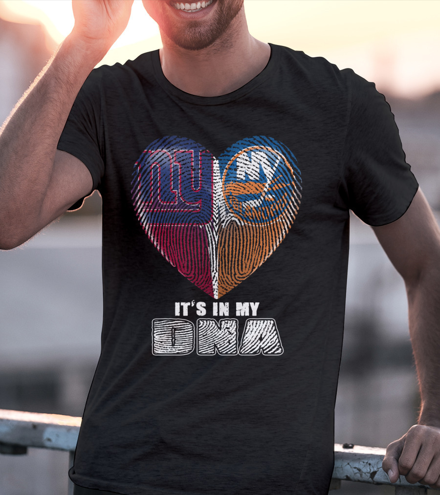 New York Giants And Islanders It's In My Dna T-Shirt