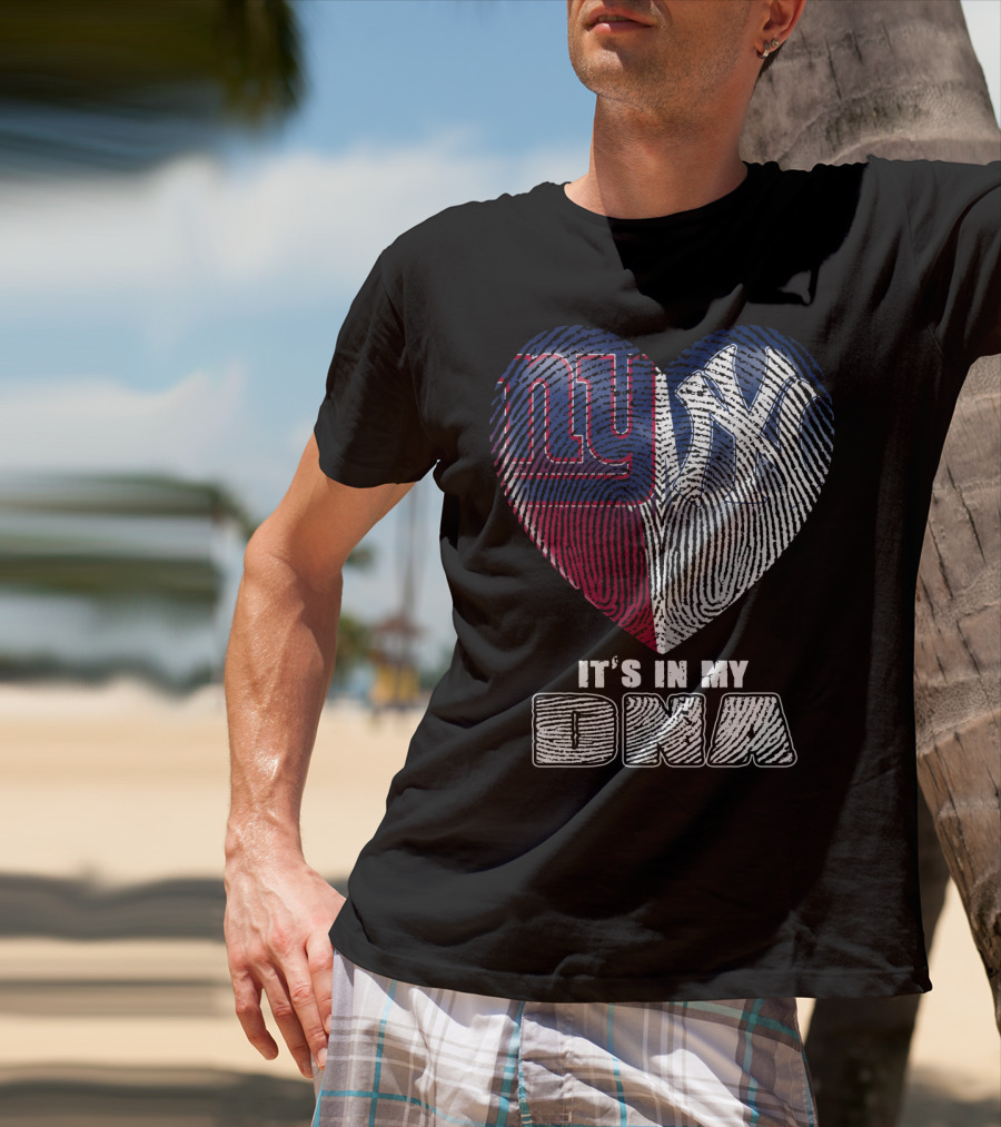 New York Giants Yankees It's In My Dna T-Shirt