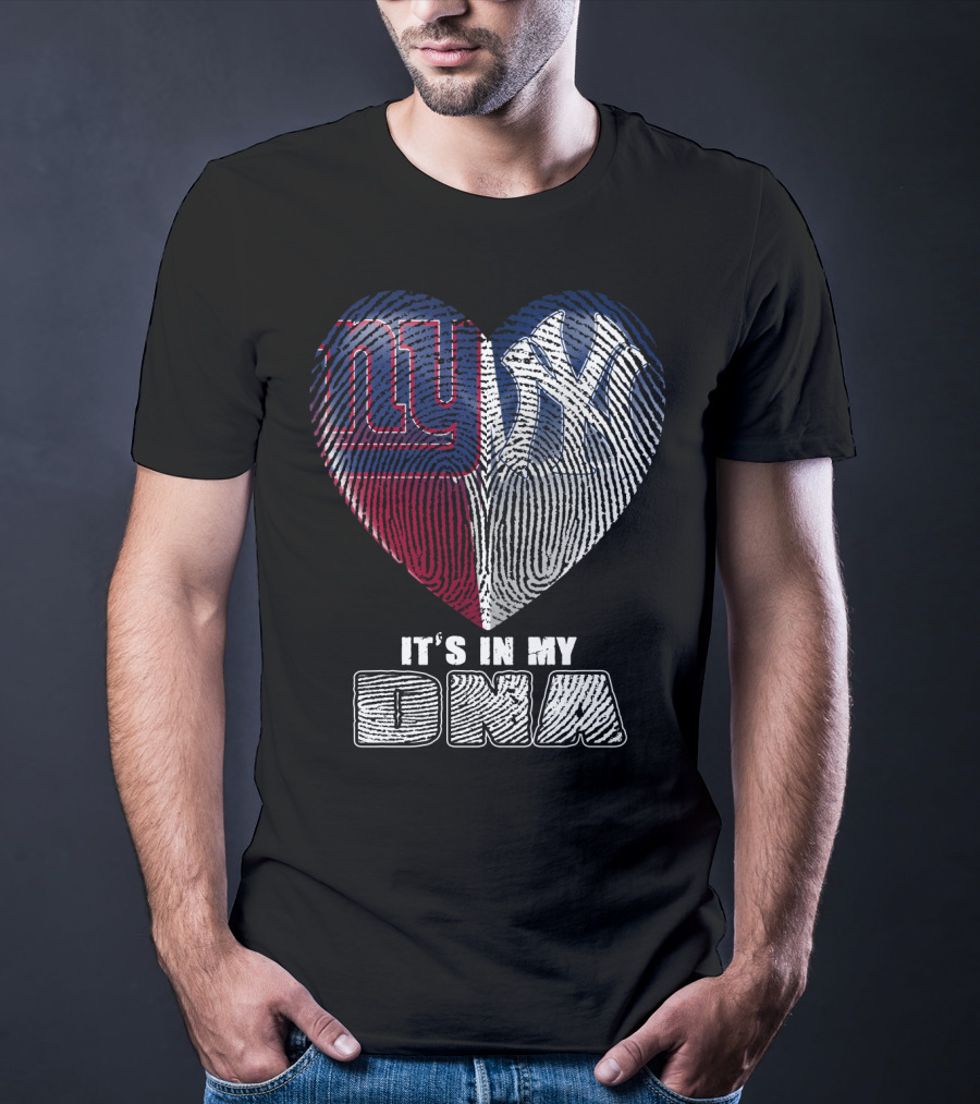 New York Giants Yankees It's In My Dna T-Shirt