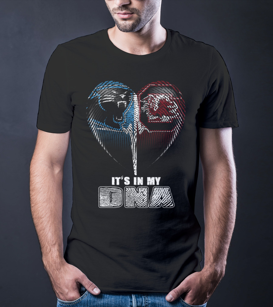 Panthers Gamecocks It's In My Dna T-Shirt