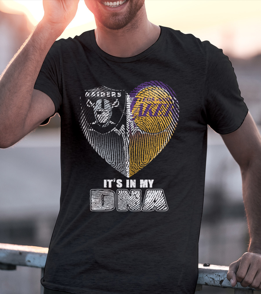 It's In My Dna Raiders Los Angeles Lakers T-Shirt