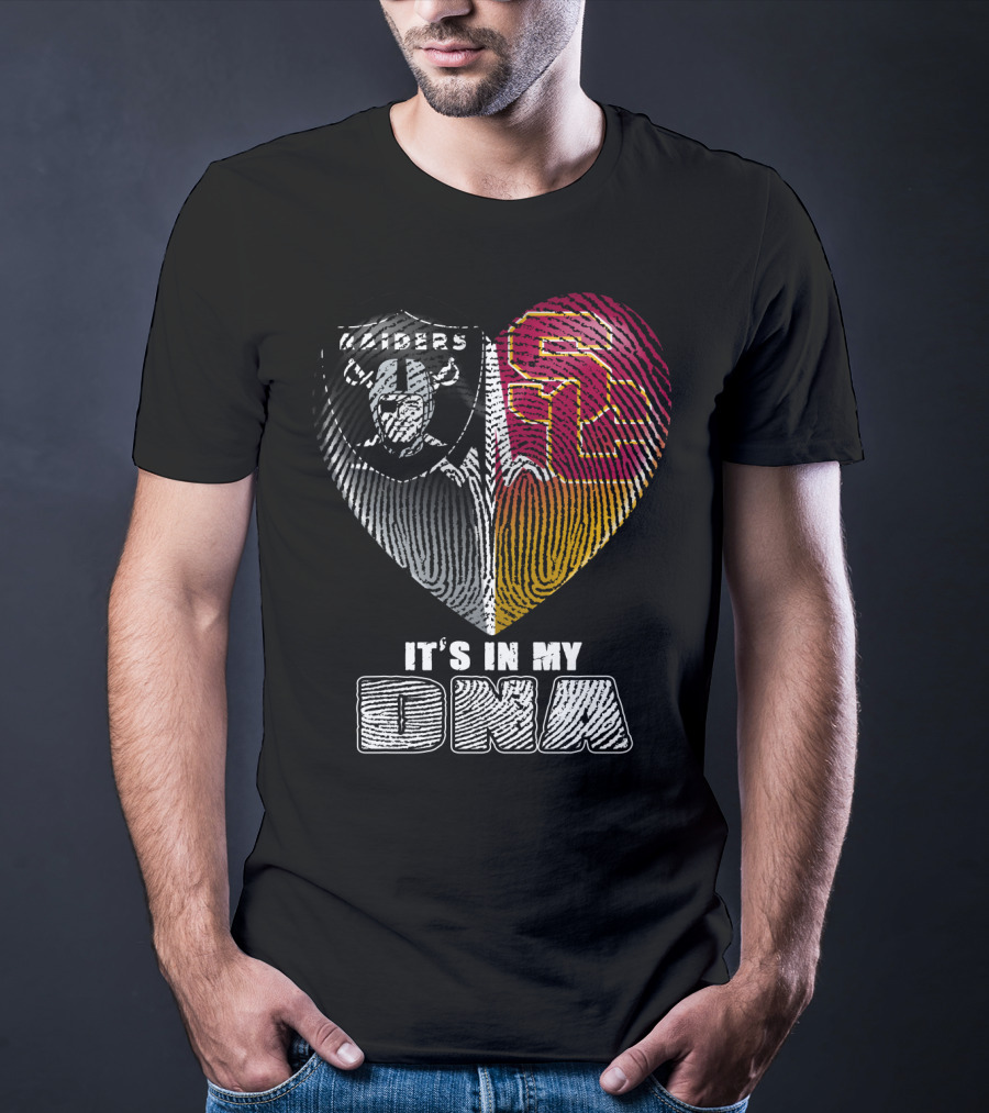 It's In My Dna Raiders Usc T-Shirt
