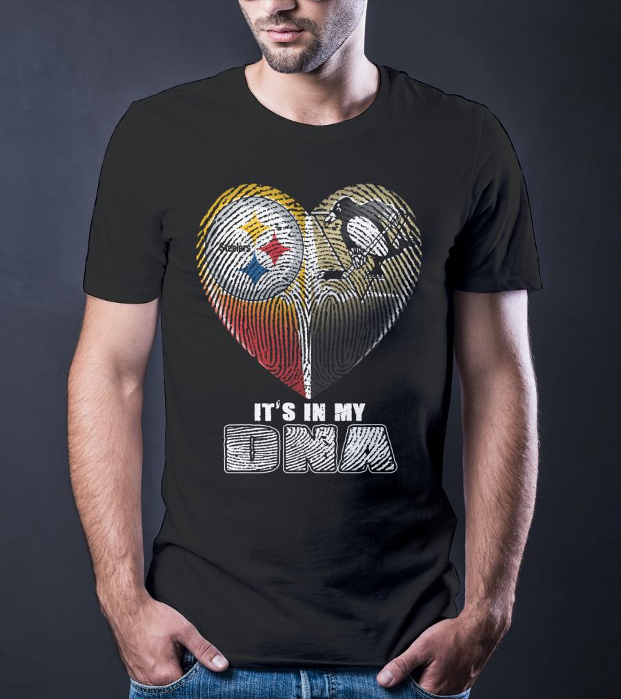 Steelers Penguins It's In My Dna T-Shirt