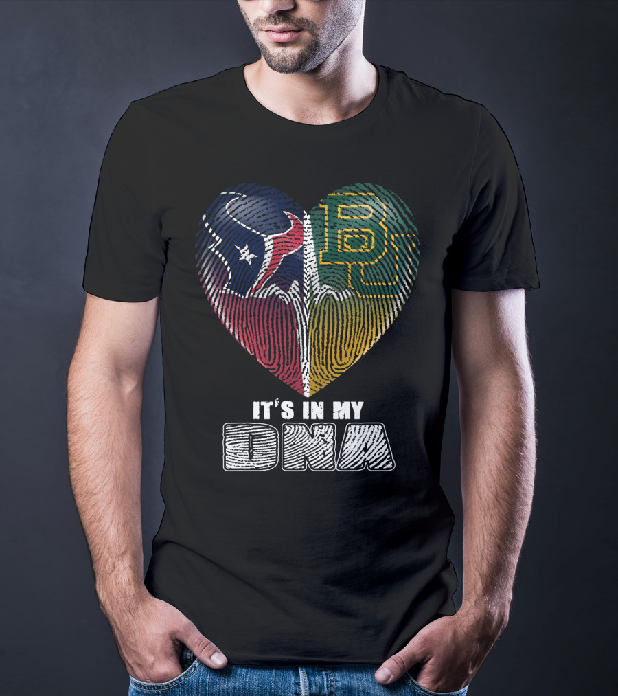 Houston Texans Baylor Bears It's In My Dna T-Shirt