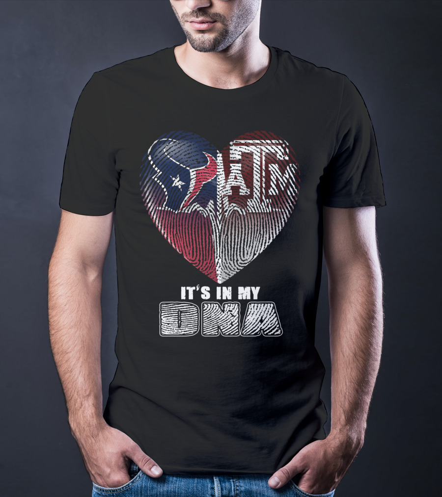 Houston Texans Texas A&M It's In My Dna 122 T-Shirt