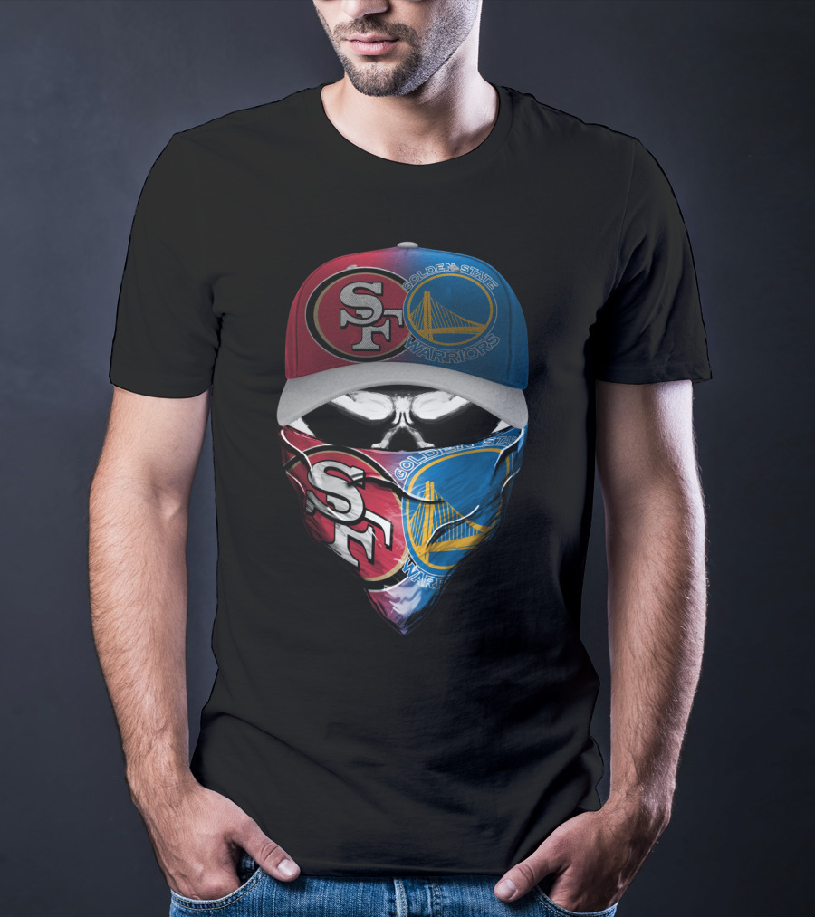 Sf 49ers Golden State Warriors Masked Fusion T-Shirt
