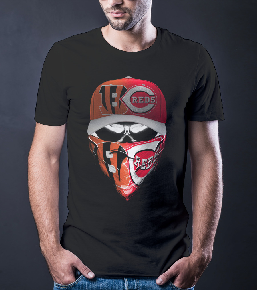 Bengals Reds Crossover Skum T-Shirt