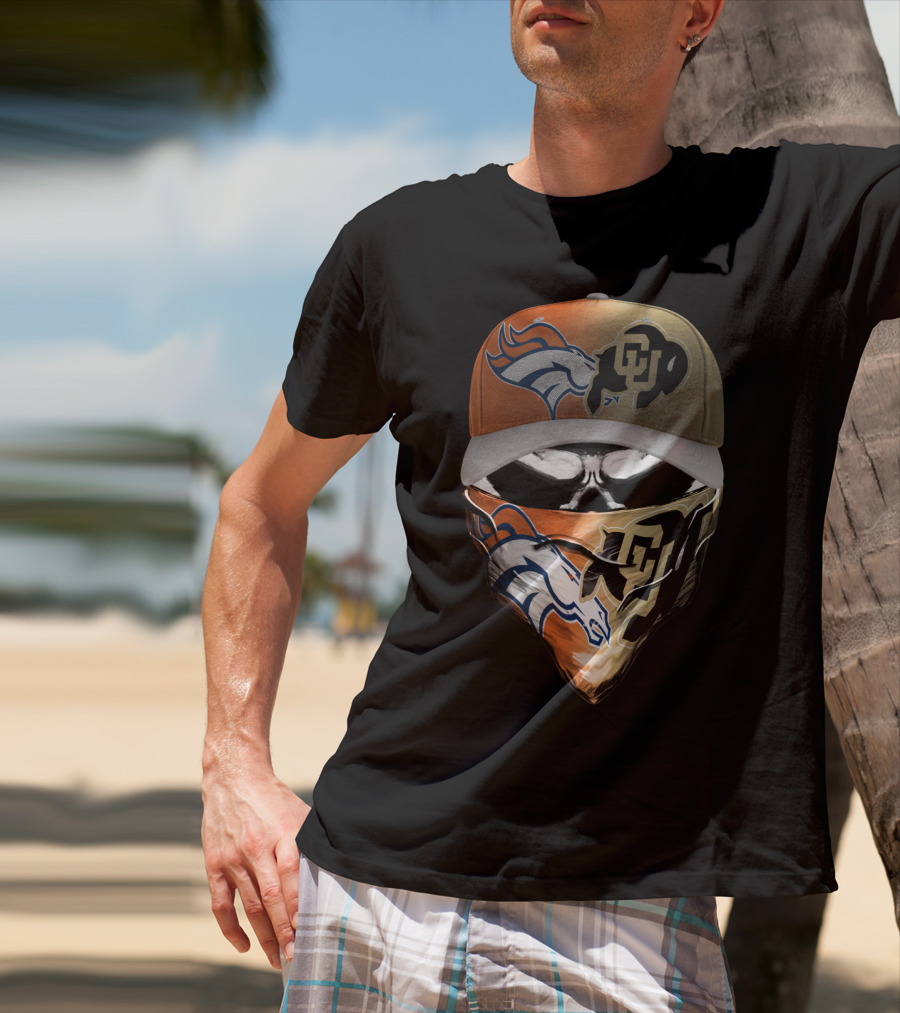 Denver Broncos Colorado Buffaloes Skum 017 T-Shirt