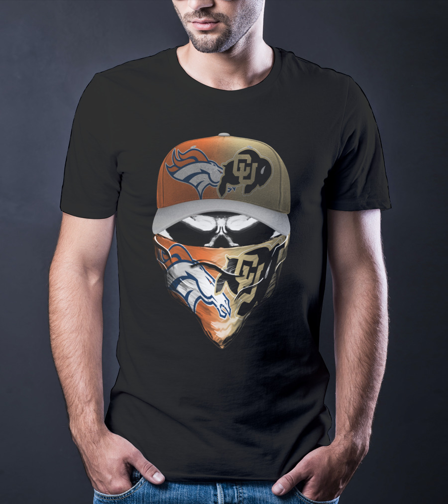 Denver Broncos Colorado Buffaloes Skum 017 T-Shirt