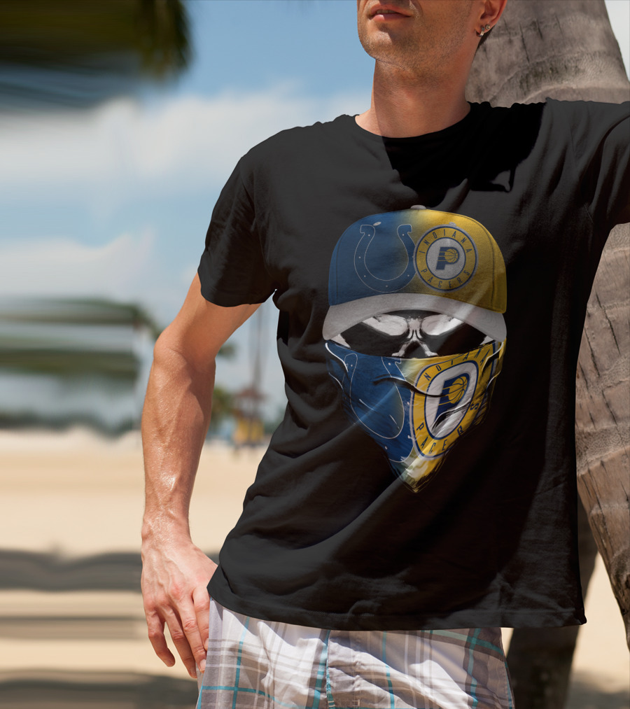 Indianapolis Colts And Indiana Pacers Dual Logo T-Shirt