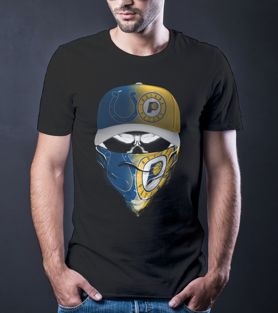 Indianapolis Colts And Indiana Pacers Dual Logo T-Shirt