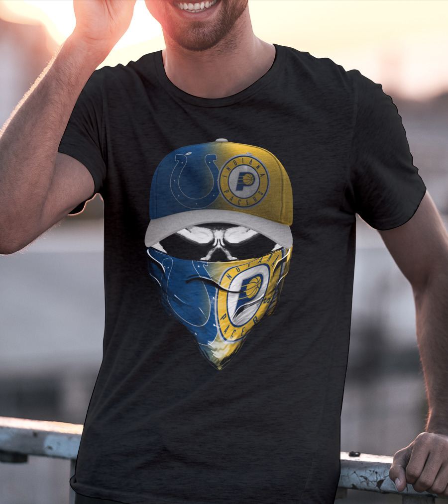 Indianapolis Colts And Indiana Pacers Dual Logo T-Shirt