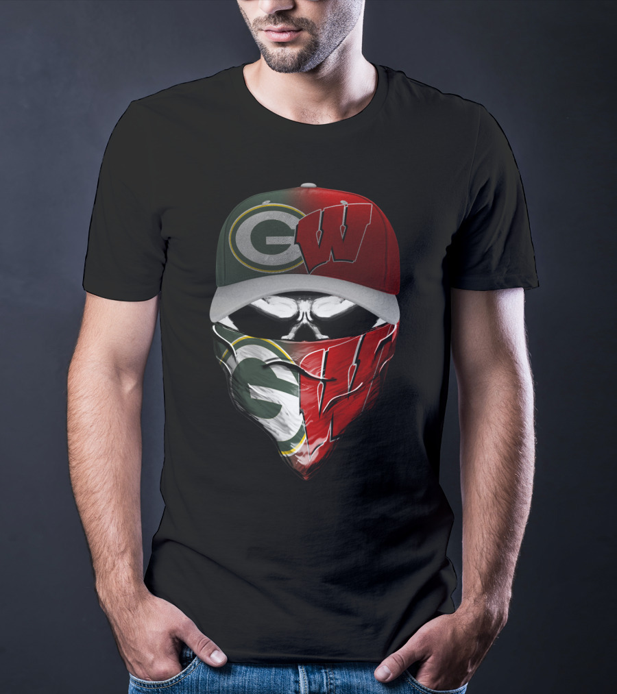 Gw Split Face Bandana With Cap T-Shirt