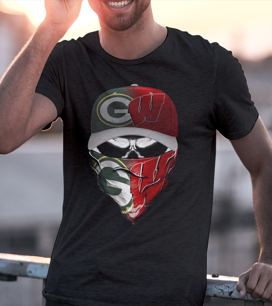 Gw Split Face Bandana With Cap T-Shirt