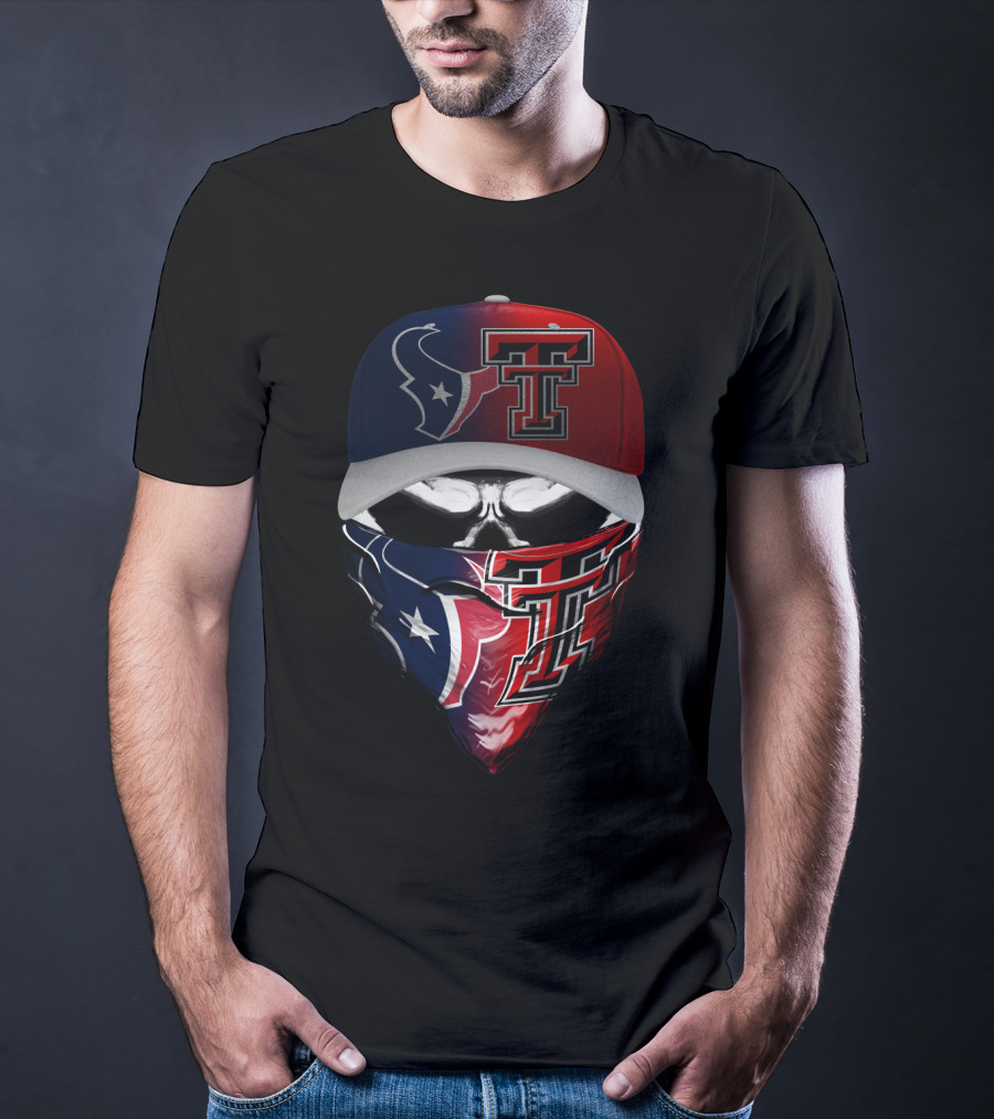 Houston Texans Texas Tech Raiders Skum 125 T-Shirt