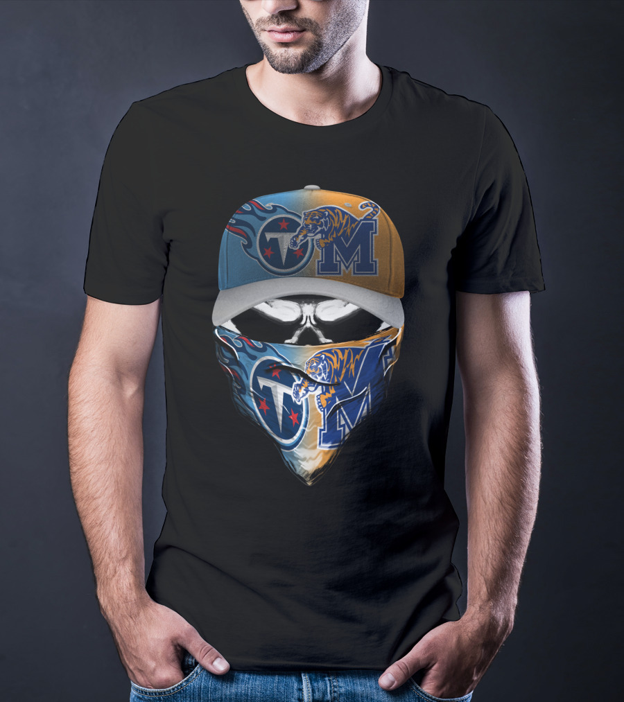 Tennessee Titans Memphis Tigers Skum T-Shirt