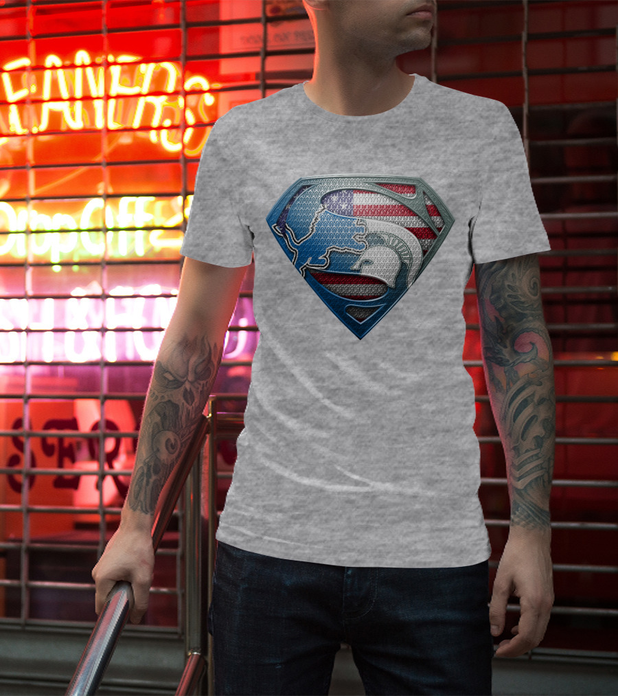 Spartan Superhero American Flag T-Shirt