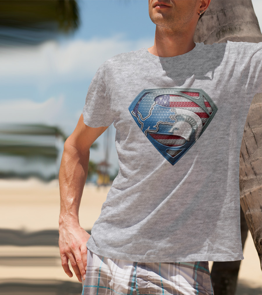 Spartan Superhero American Flag T-Shirt