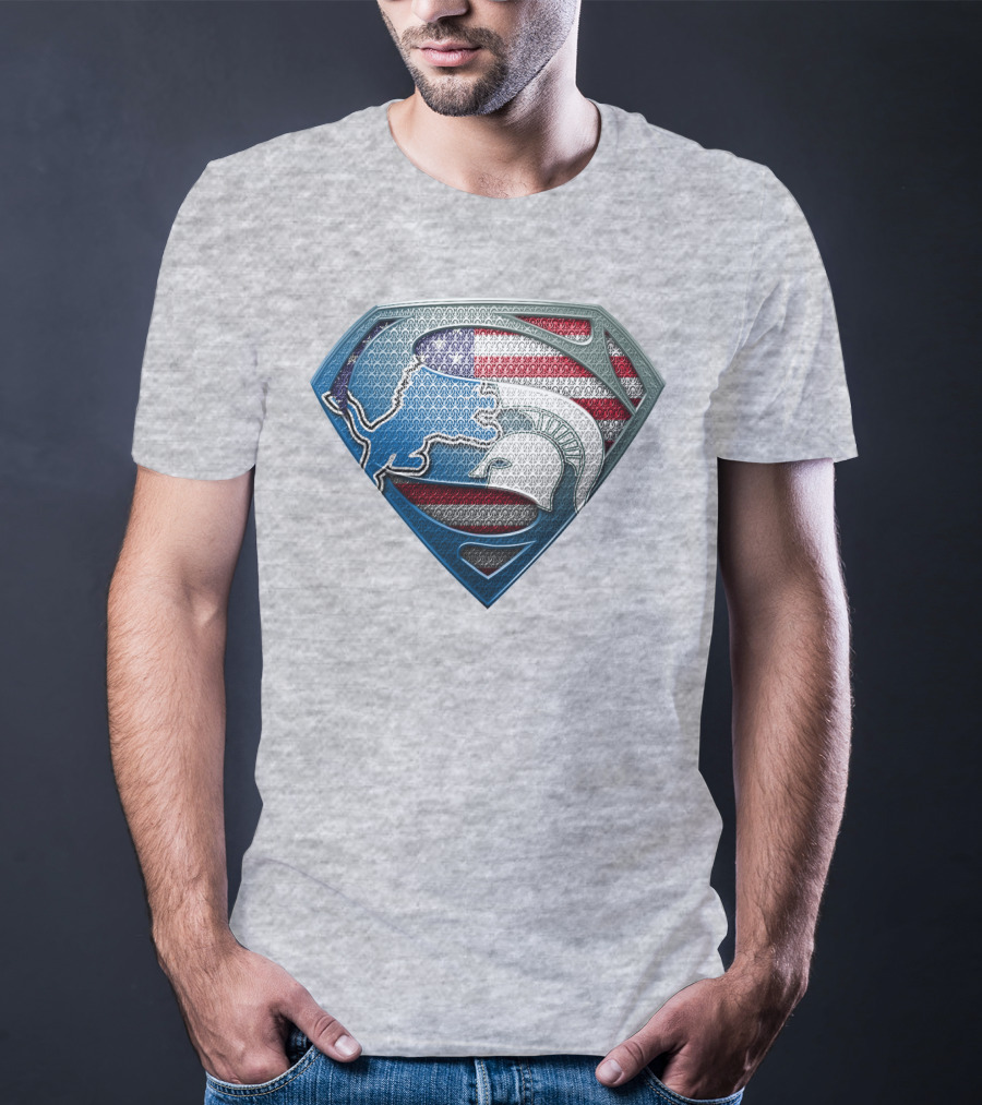 Spartan Superhero American Flag T-Shirt