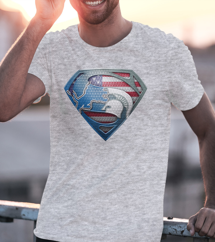 Spartan Superhero American Flag T-Shirt