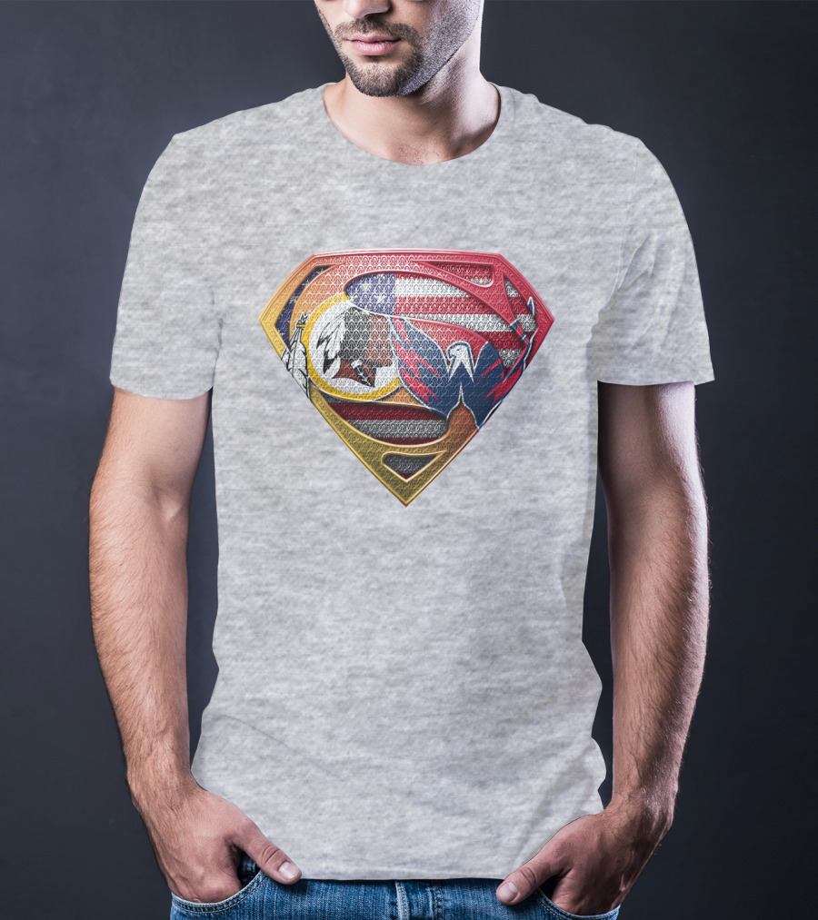 Superman Washington Sports Teams Mashup T-Shirt