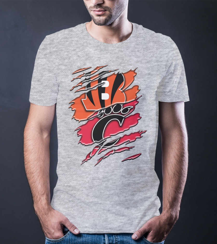 Bengals Bearcats Claw Graphic Rah 011 T-Shirt