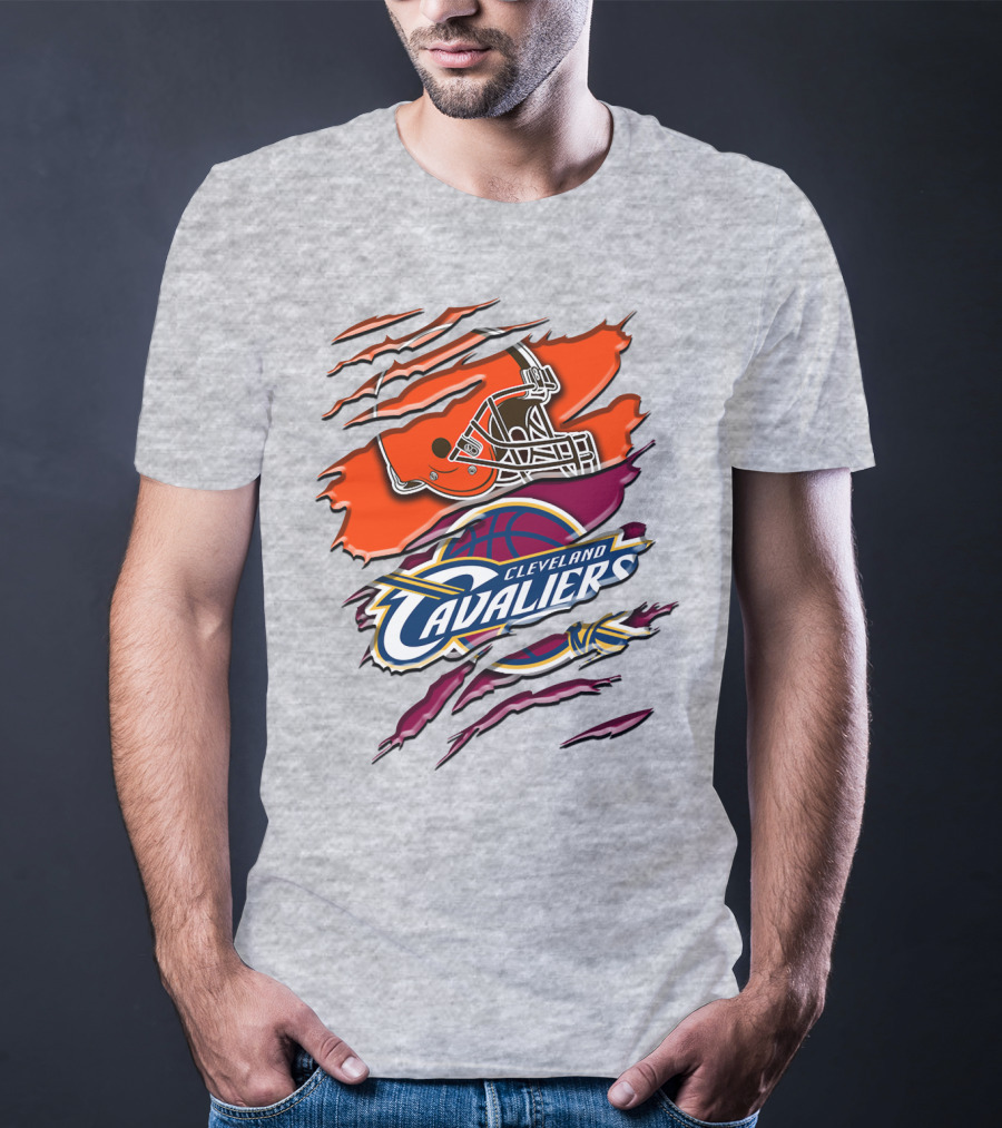 Cleveland Cavaliers Browns Helmet Rah T-Shirt