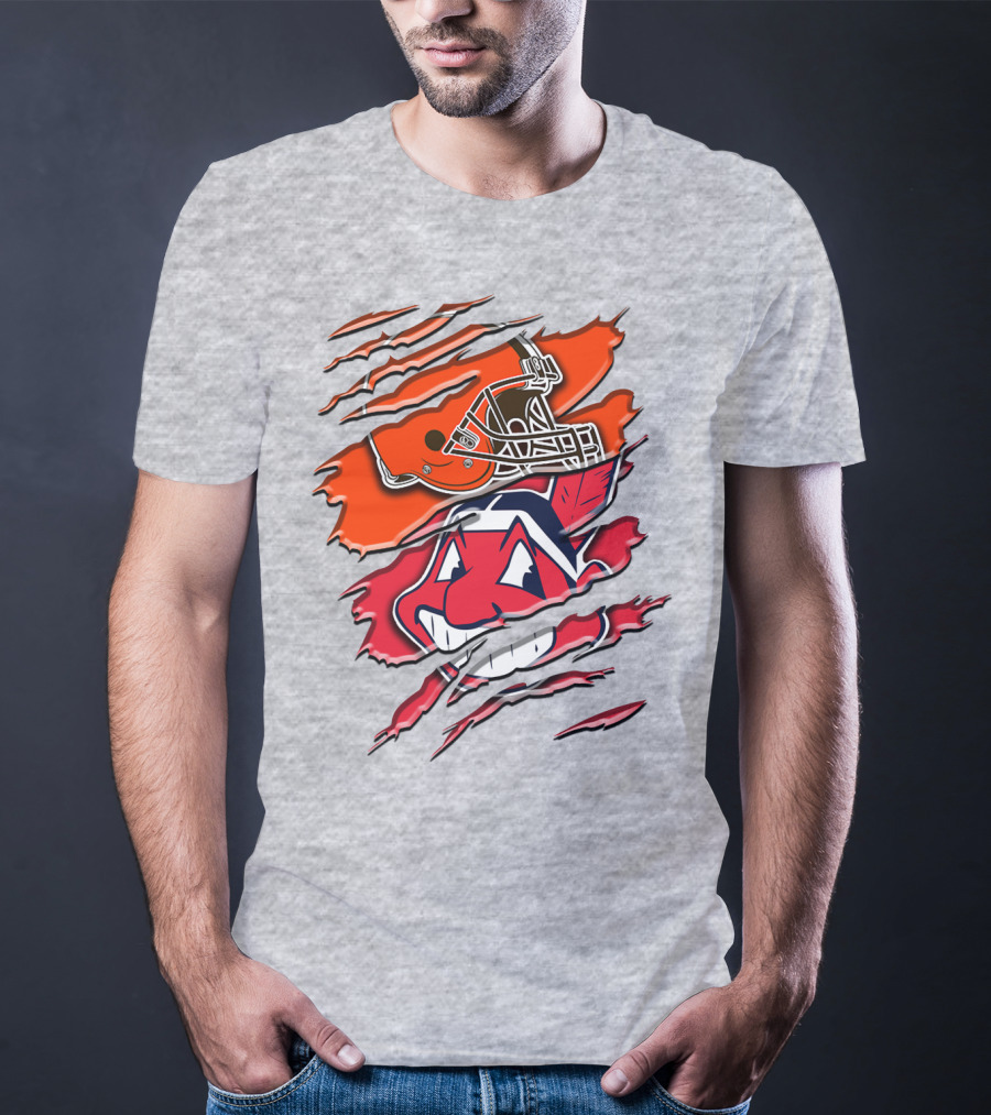 Cleveland Browns And Chief Wahoo Rah T-Shirt
