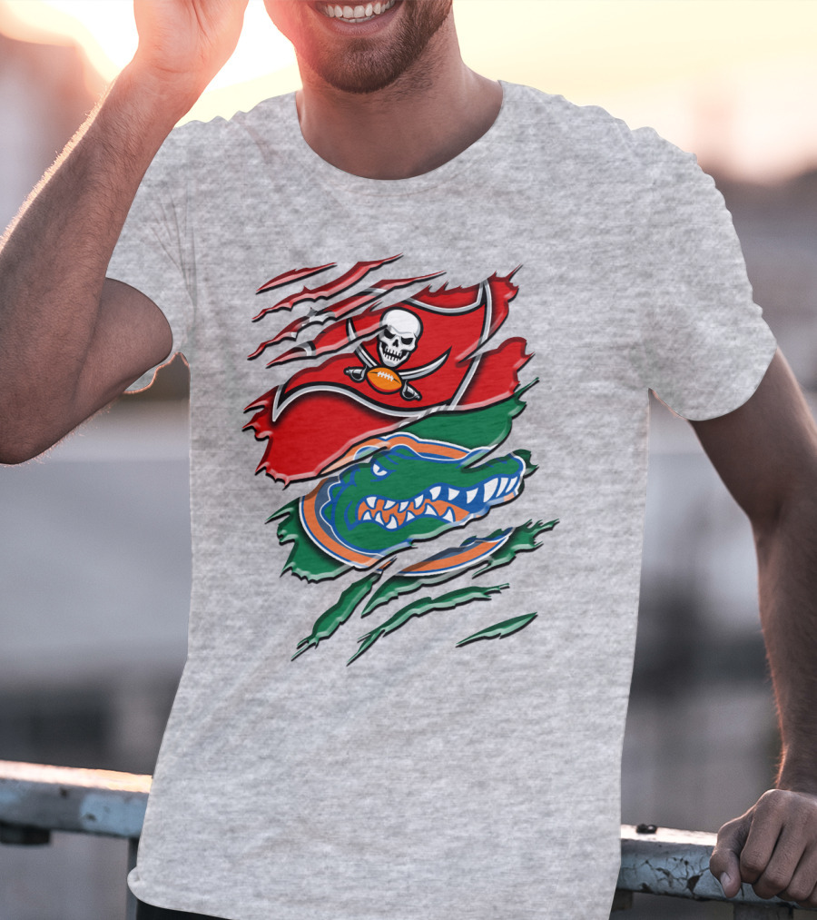 Tampa Bay Buccaneers Florida Gators Rah 024 T-Shirt