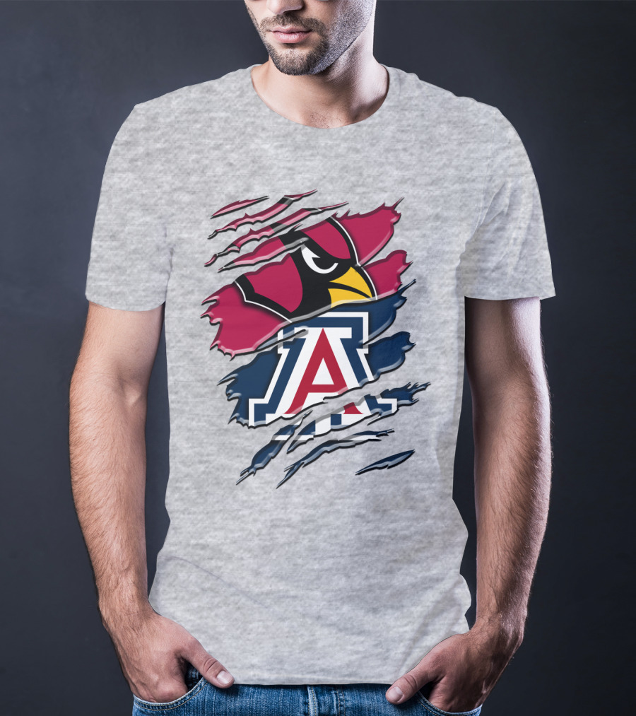 Arizona Cardinals University Of Arizona Wildcats Rah 031 T-Shirt