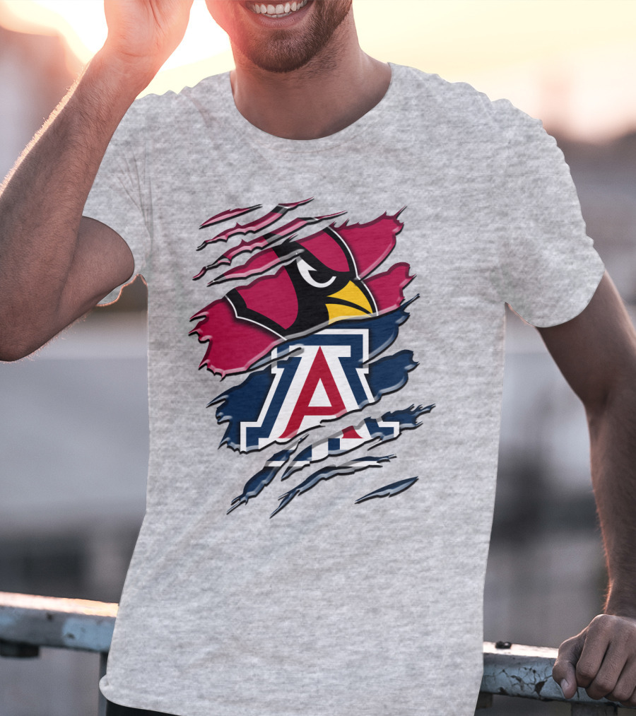 Arizona Cardinals University Of Arizona Wildcats Rah 031 T-Shirt