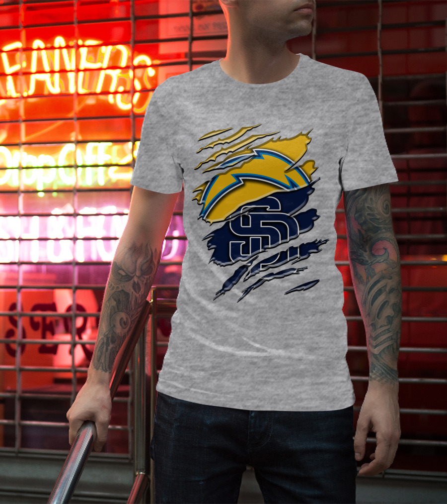 San Diego Chargers And Padres Rah 033 T-Shirt