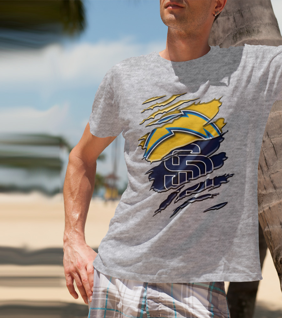 San Diego Chargers And Padres Rah 033 T-Shirt