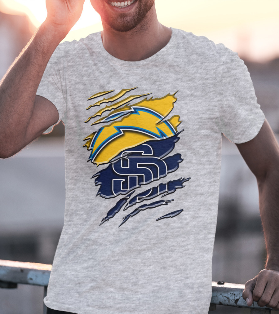 San Diego Chargers And Padres Rah 033 T-Shirt