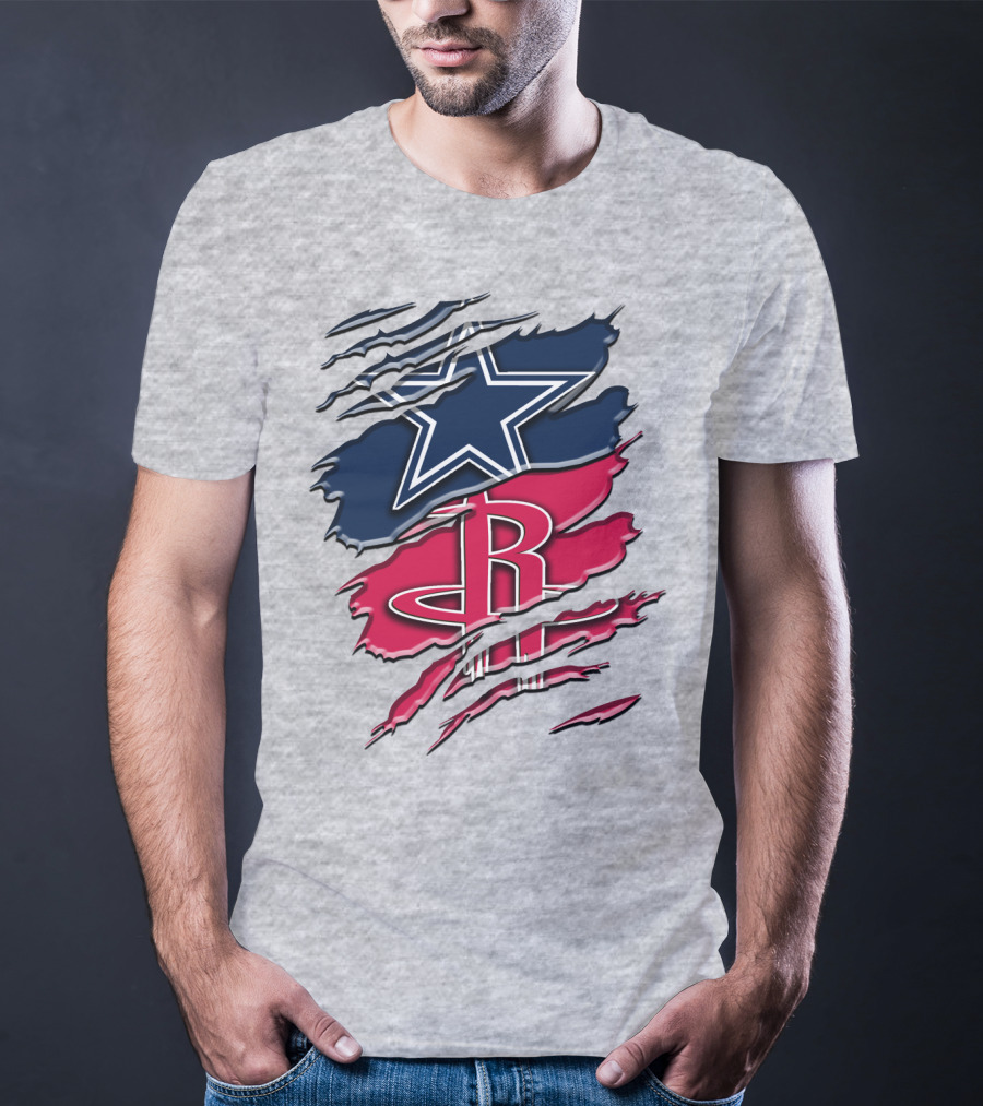 Dallas Cowboys Houston Rockets Rah 047 T-Shirt